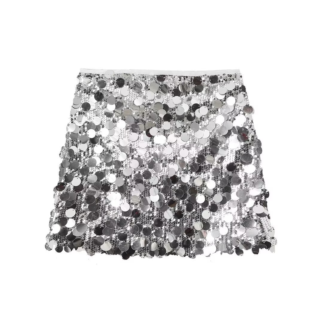 Mallory: Sparkling Sequin Skirt