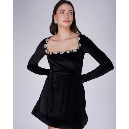 Emily™ I Britney Velvet Dress