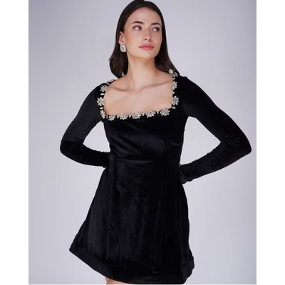 Emily™ I Britney Velvet Dress