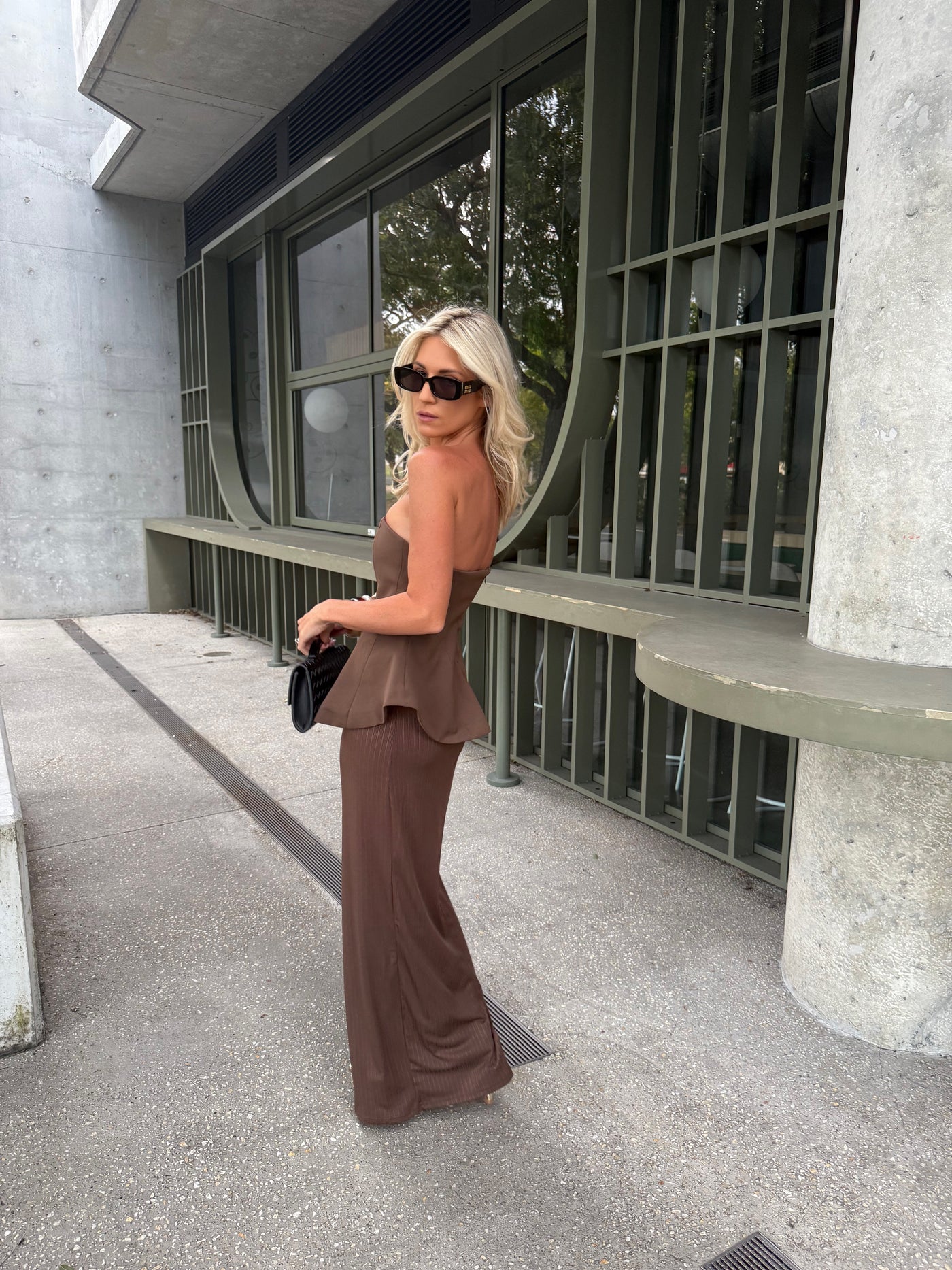 Serena - Elegant Strapless Maxi Dress Graceful Simplicity with Timeless Charm