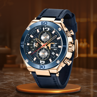 Quartz multifunction sports chronograph watch