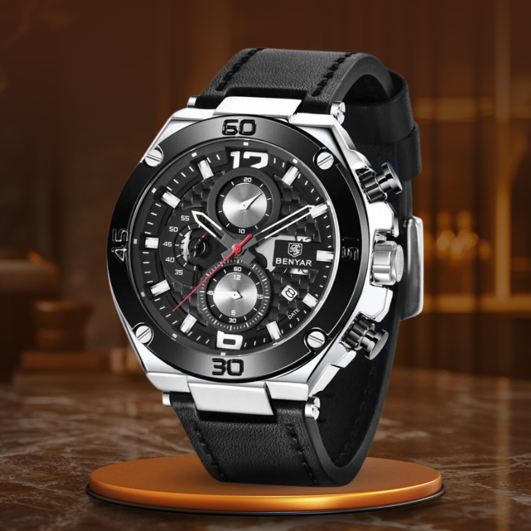 Quartz multifunction sports chronograph watch