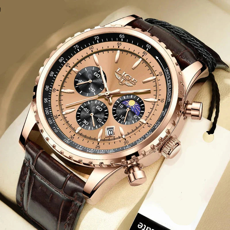 Fashionable men's quartz watch