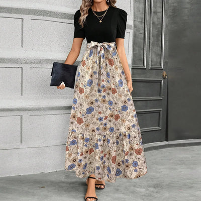 Emma & William Summer Floral Ruffle Dress