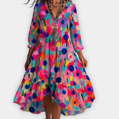 Marina | Floral Midi Dress