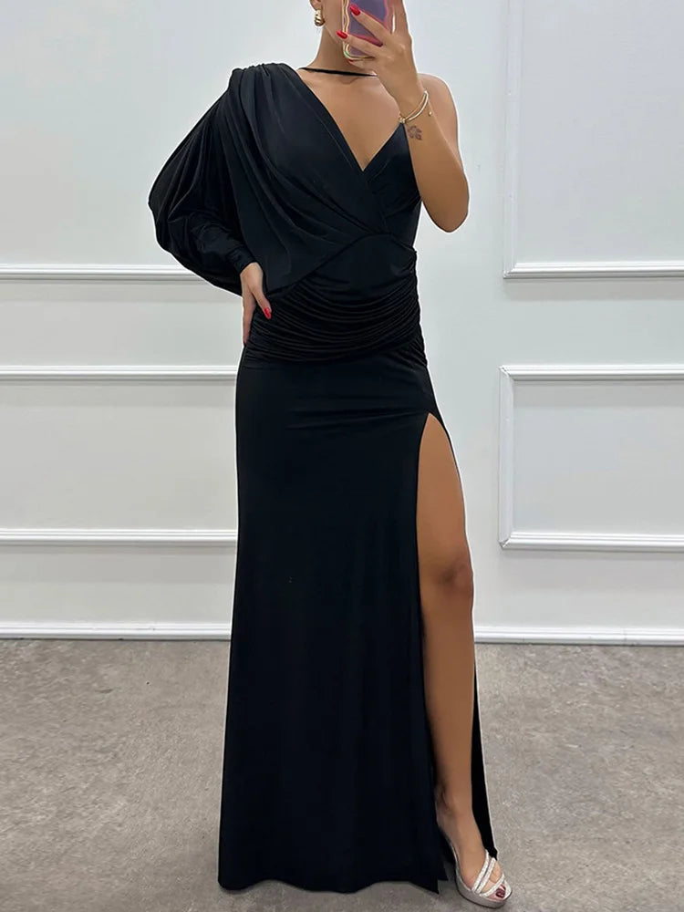 Aria - One-shoulder Evening Gown