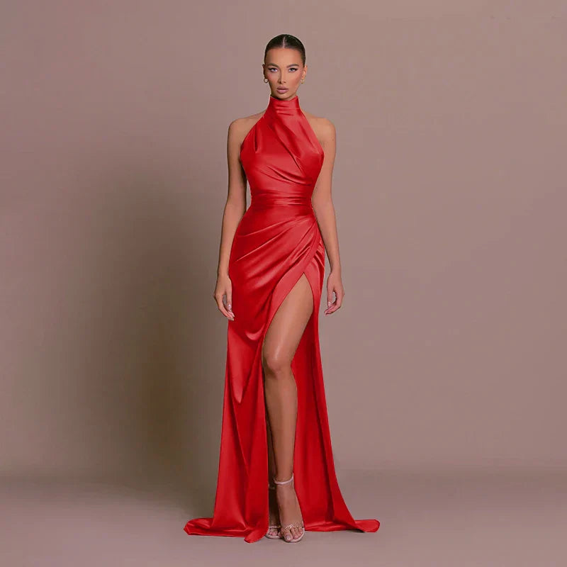 Alena - Classy Slit Gown