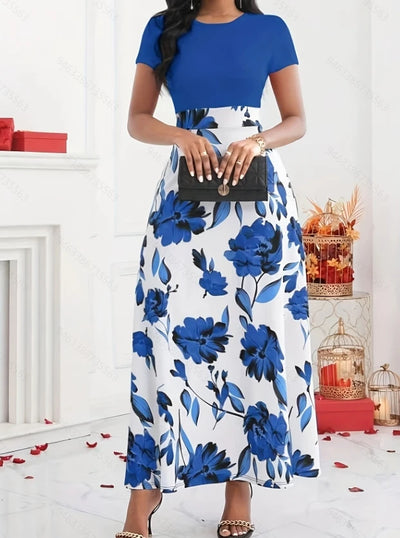 Emma & William Summer Floral Ruffle Dress
