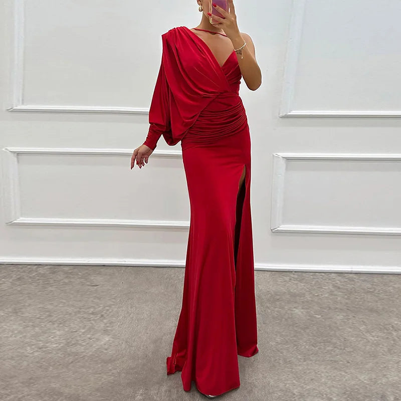 Aria - One-shoulder Evening Gown