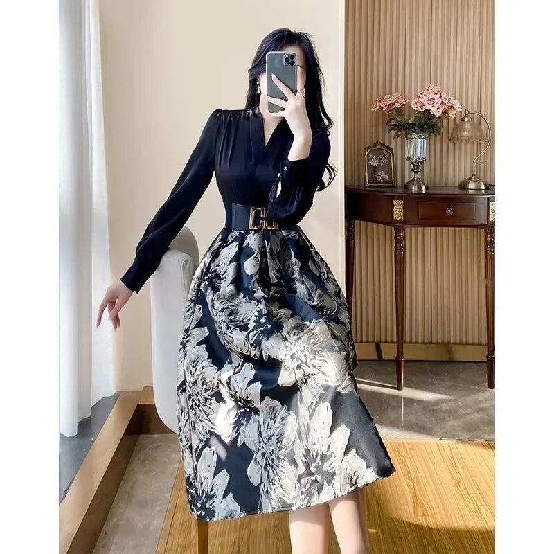 Emma & William Summer Floral Ruffle Dress