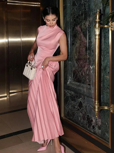Ariella – Luxe Draped Maxi Dress