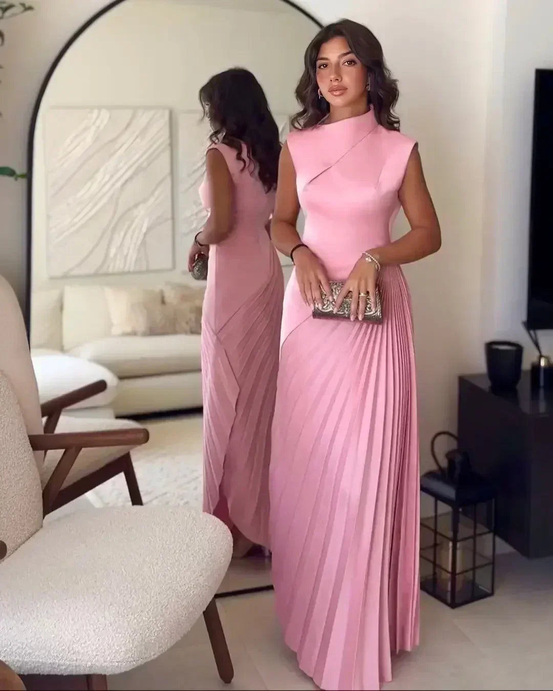 Ariella – Luxe Draped Maxi Dress