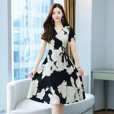 Emma & William Summer Floral Ruffle Dress
