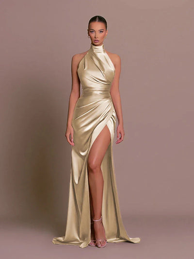 Alena - Classy Slit Gown