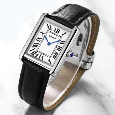 Elegant square dial watches for couples