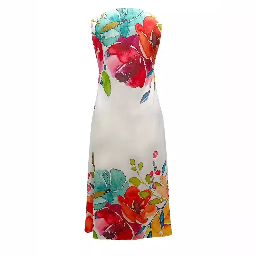 Emma & William Summer Floral Ruffle Dress