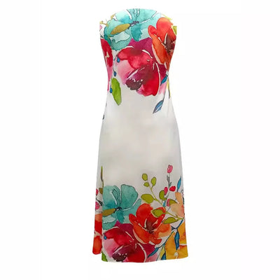 Emma & William Summer Floral Ruffle Dress