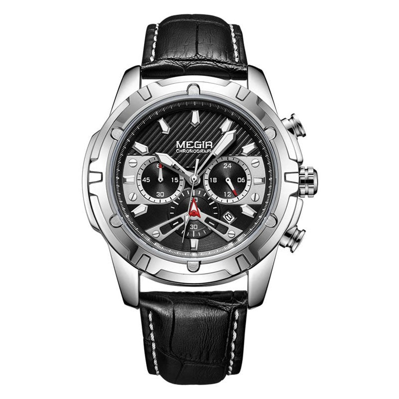 Luxurious sports watch with chronograph function