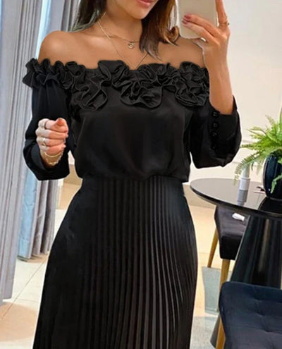Catherine - Off-shoulder Maxi Dress