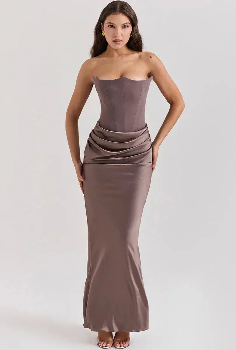 Adriana - Strapless Evening Gown