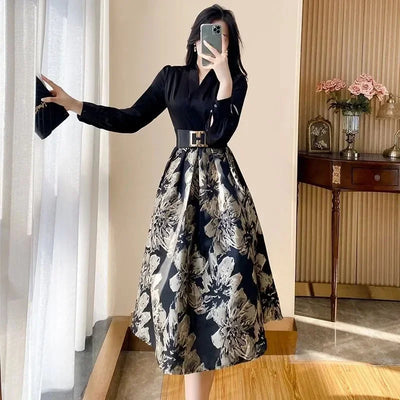 Emma & William Summer Floral Ruffle Dress