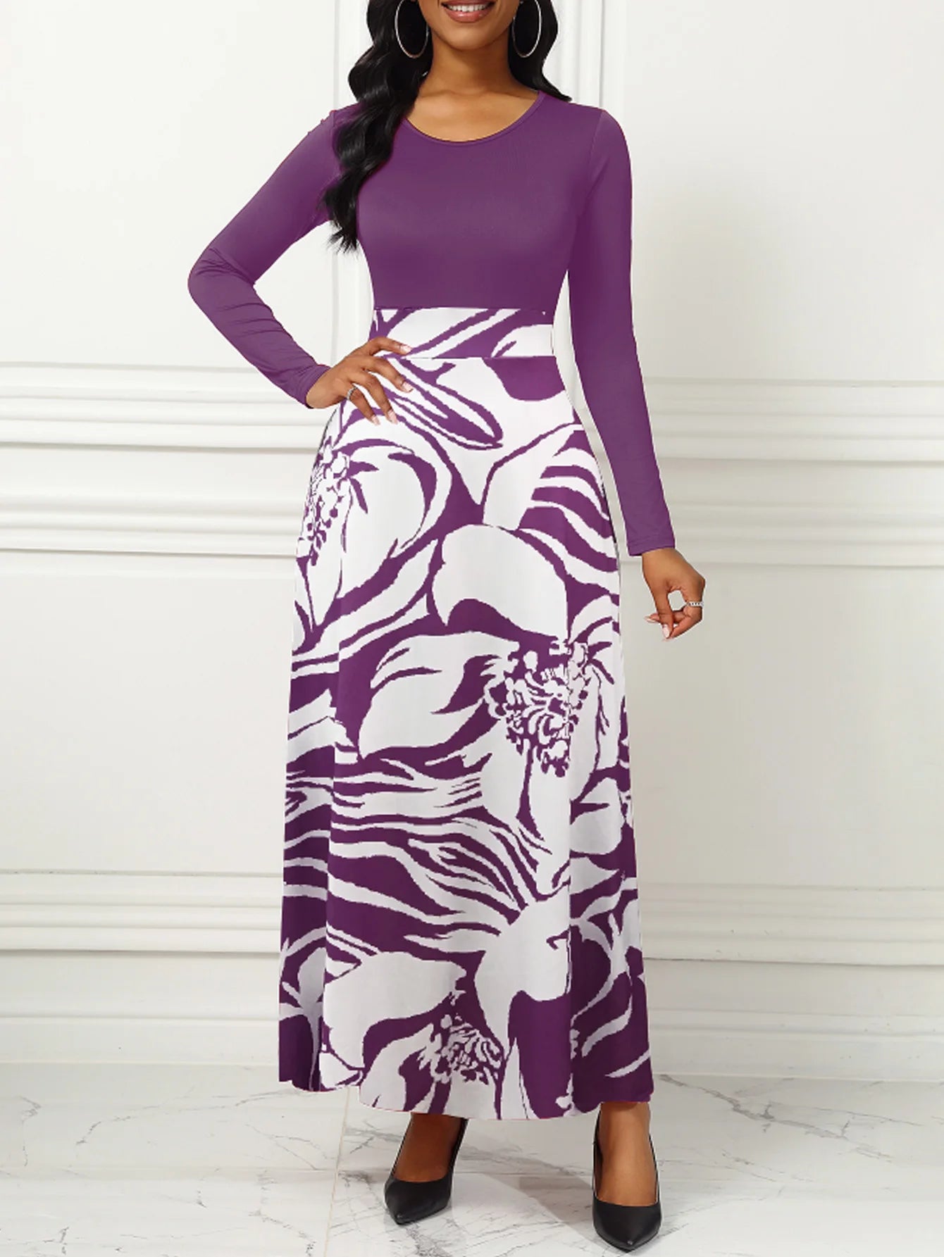 Emma & William Summer Floral Ruffle Dress