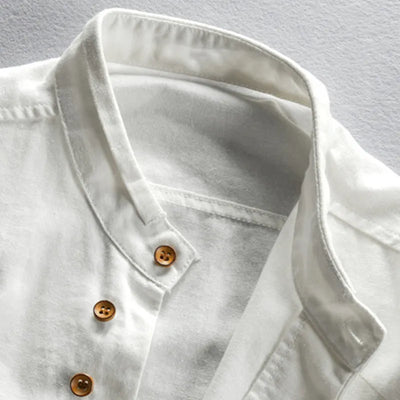 The Benjamin™ | Stylish Men's Slim Fit Shirt with Stand-up Collar