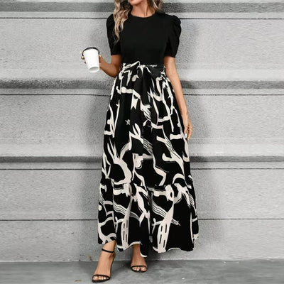 Emma &  William Summer Floral Ruffle Dress