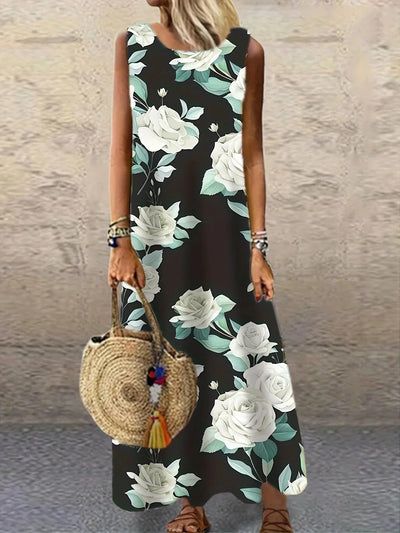 Emma & William Summer Floral Ruffle Dress