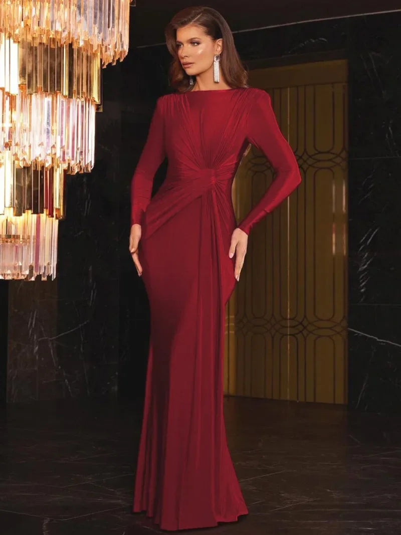 Sarah - Refined Twist Maxi Dress