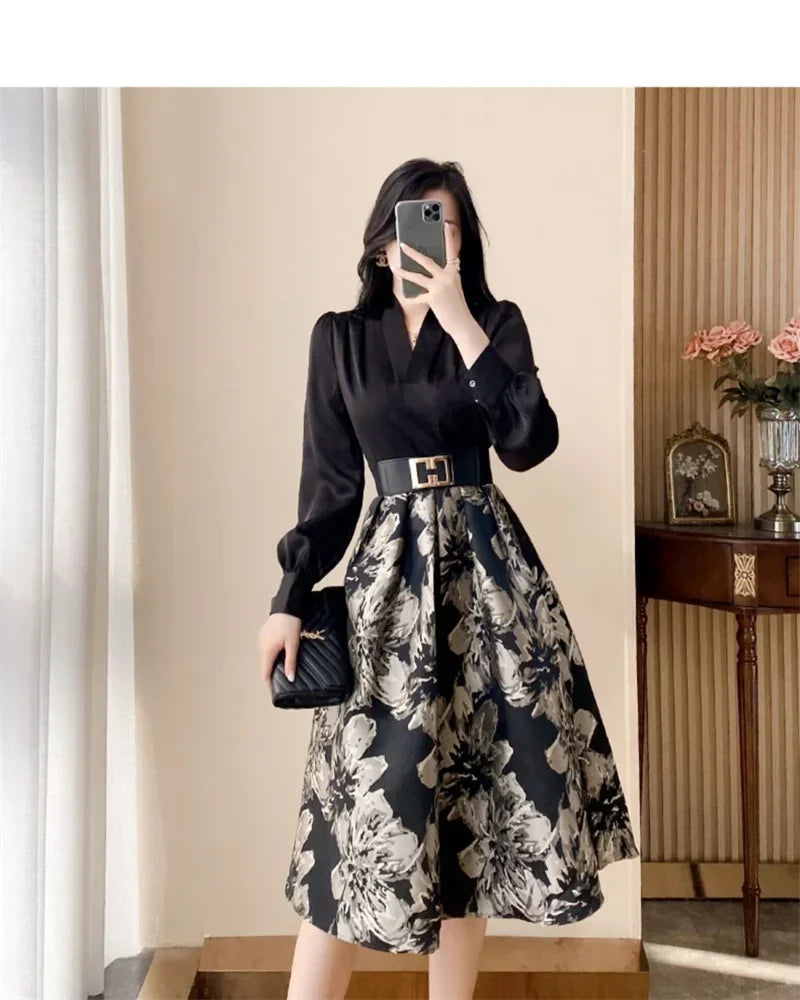 Emma & William Summer Floral Ruffle Dress