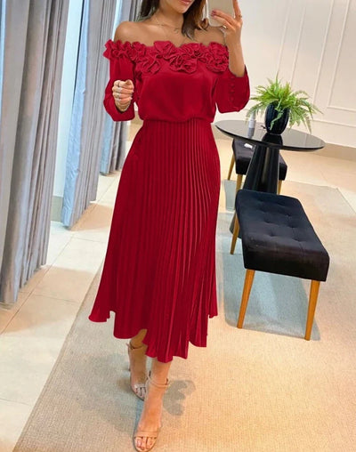 Riya - Stunning Off Shoulder Maxi Dress