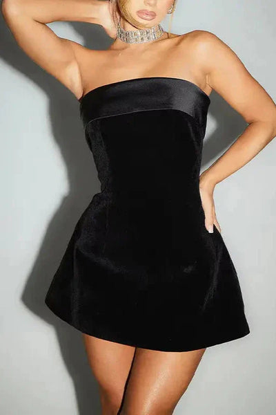LUNA™ I Velvet Mini Dress