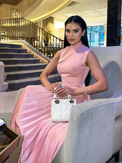 Ariella – Luxe Draped Maxi Dress