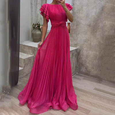 Dorothy - Pleated Evening Dress