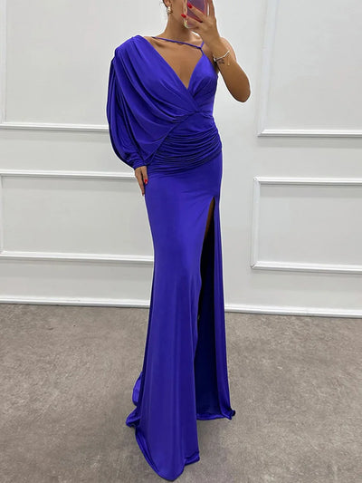 Aria - One-shoulder Evening Gown