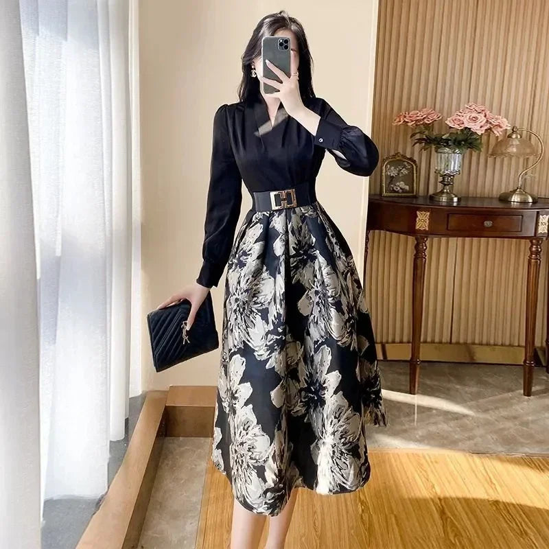 Emma & William Summer Floral Ruffle Dress