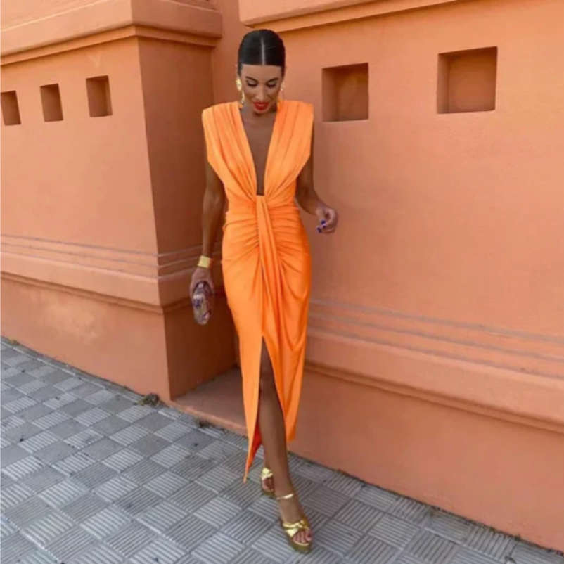 Marcella - Elegant Pleated Dress