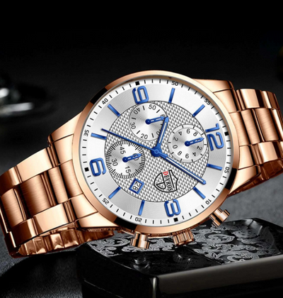 luxury men's watch for business people