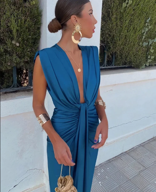 Marcella - Elegant Pleated Dress