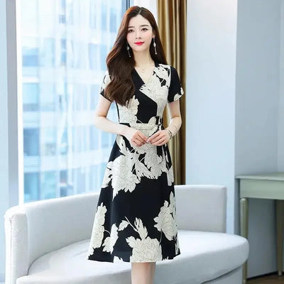 Emma & William Summer Floral Ruffle Dress