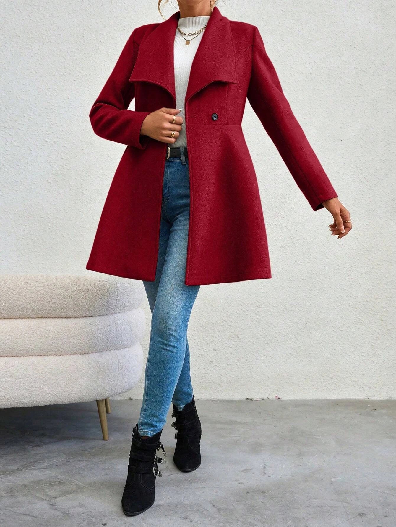 Mia Red Coat