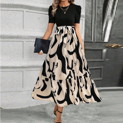 Emma & William Summer Floral Ruffle Dress