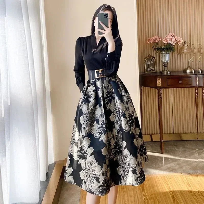 Emma & William Summer Floral Ruffle Dress