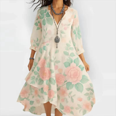 Marina | Floral Midi Dress