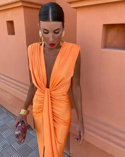 Marcella - Elegant Pleated Dress