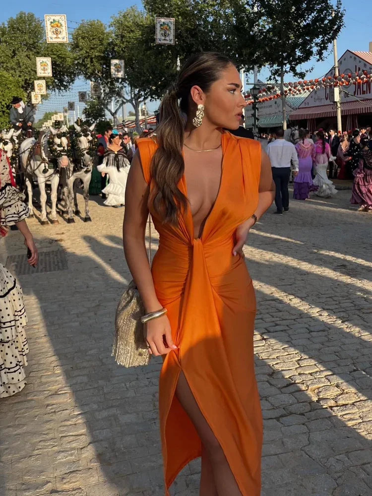 Marcella - Elegant Pleated Dress