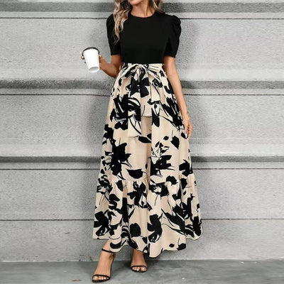 Emma &  William Summer Floral Ruffle Dress