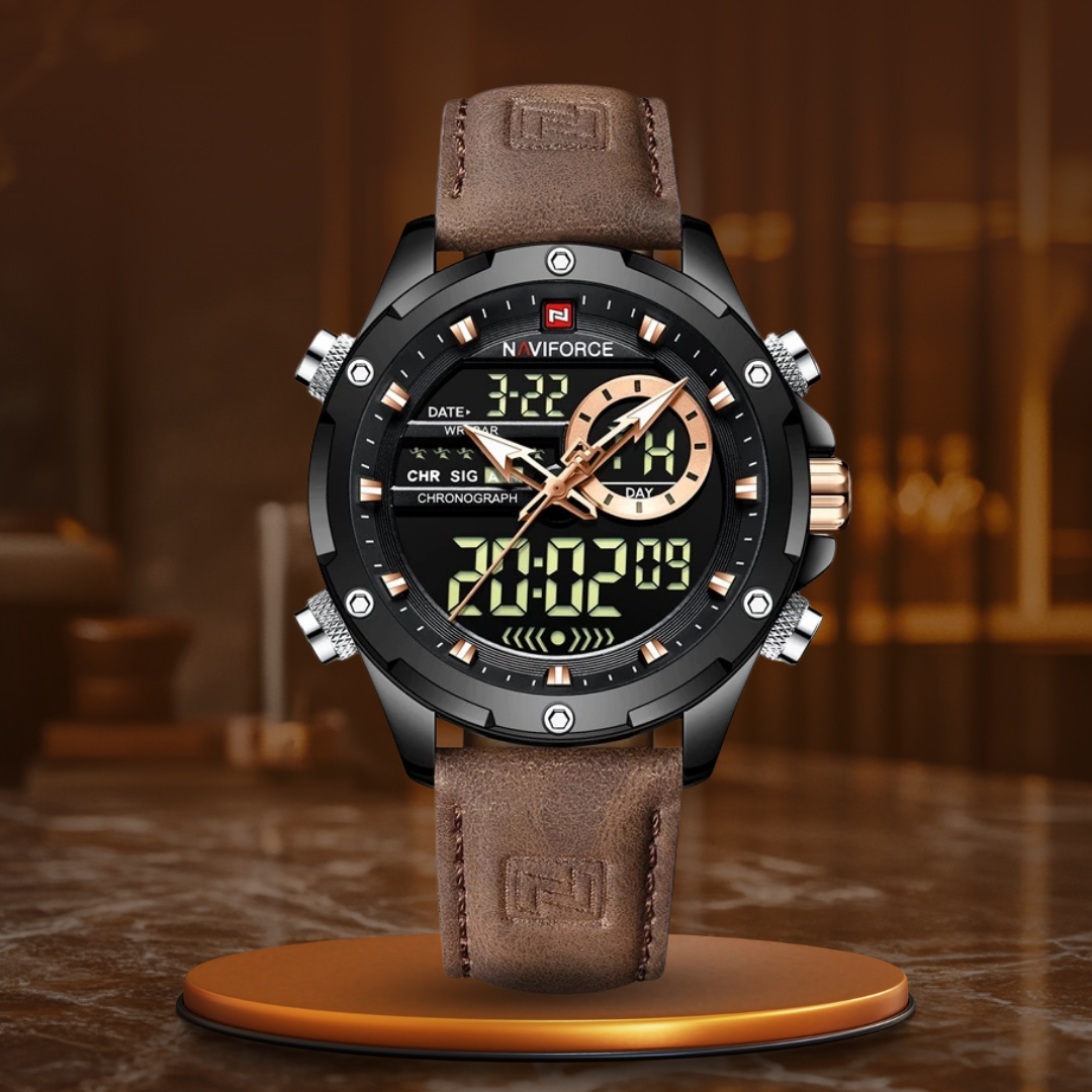 Elegant military watch