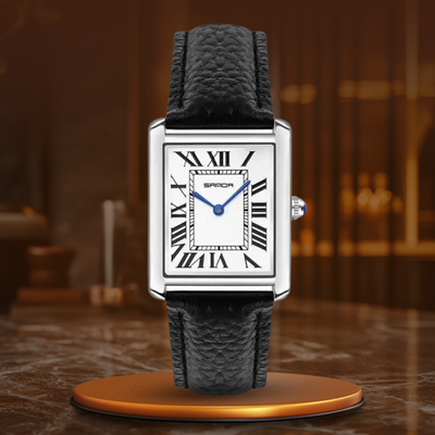 Elegant square dial watches for couples